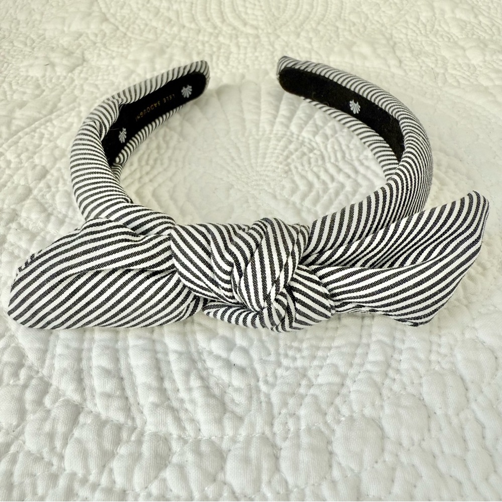 Lele Sadoughi Mom & Daughter Headband Set NWT Stripe Bow & Knot Bundle - Picture 4 of 11